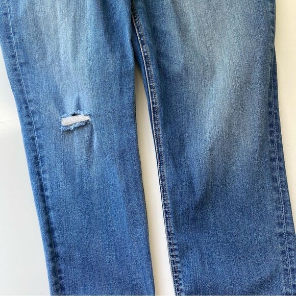 RAG & BONE Cate Mid Rise Ankle Skinny Mick hole Distressed Raw Hem Jeans Size 34 - Picture 9 of 10